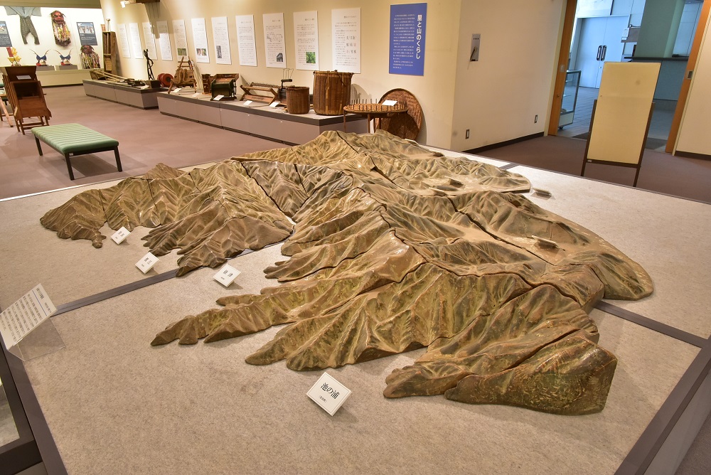 江戸時代の地形模型