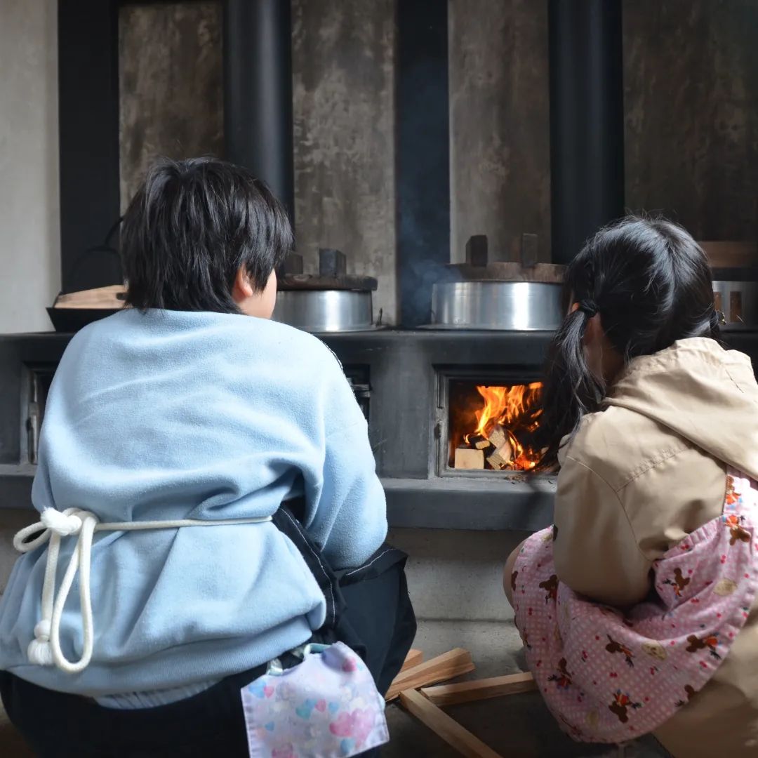 かまど炊き体験 